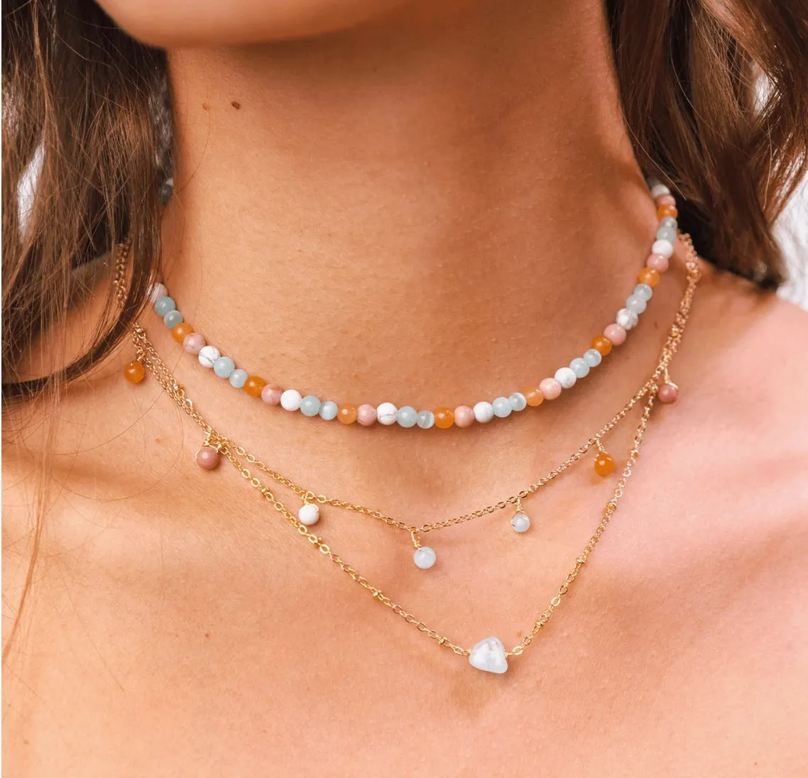 Balance   Inner Peace Dewdrop Necklace