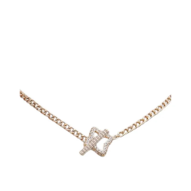 BALDONE NECKLACES - GOLD/CLEAR MULTI
