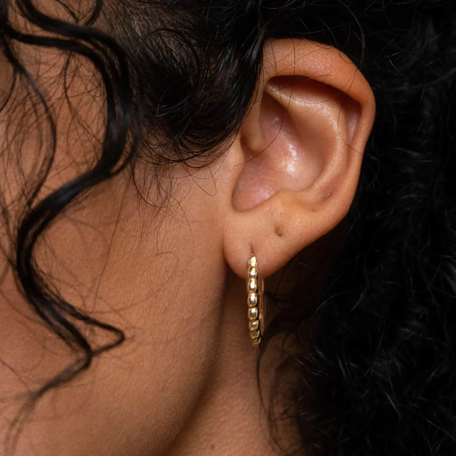 Ball Huggie Earrings
