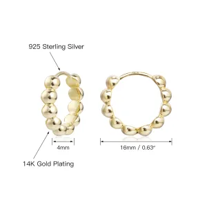 Ball Huggie Earrings