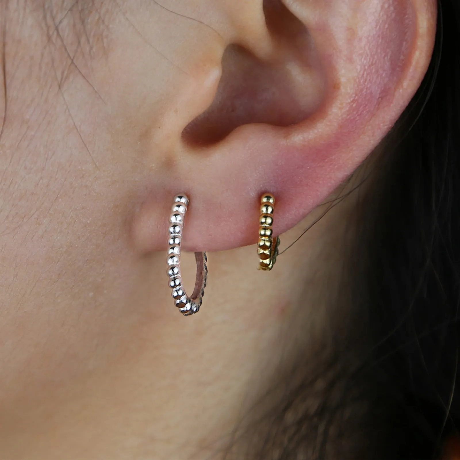 Ball Huggie Earrings