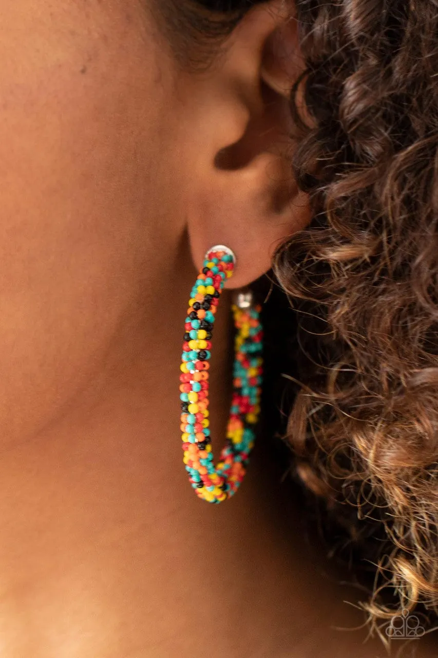 BEAD My Lips! Multi Paparazzi Earrings