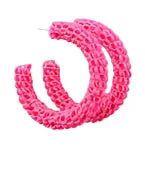 Beaded Hoops