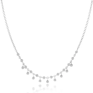 Bezel Diamond Necklace