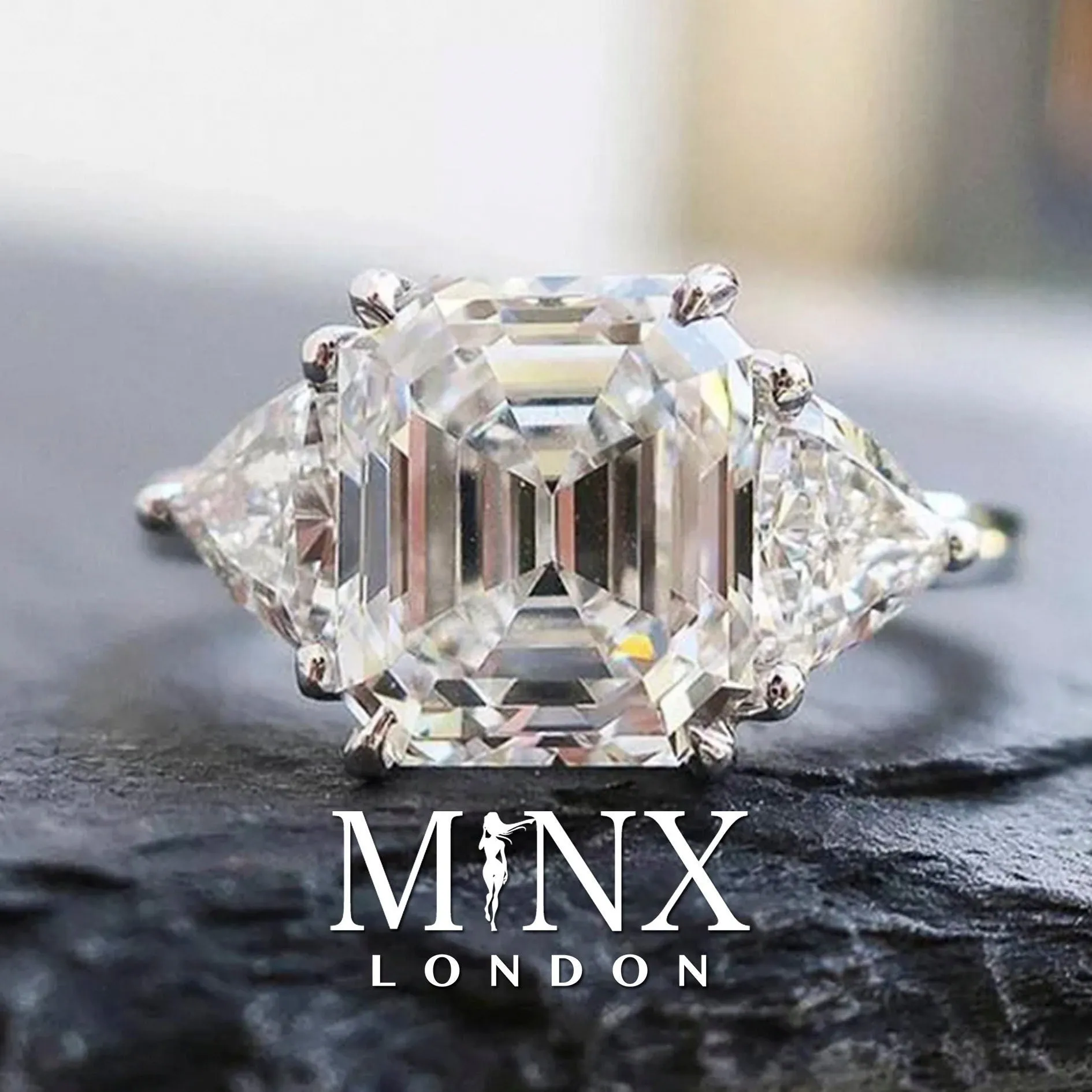 Big Carat Engagement Ring | Radiant Diamond Ring | Womens Engagement Ring | Wedding Ring | Womens Wedding Ring | Cushion Diamond Ring