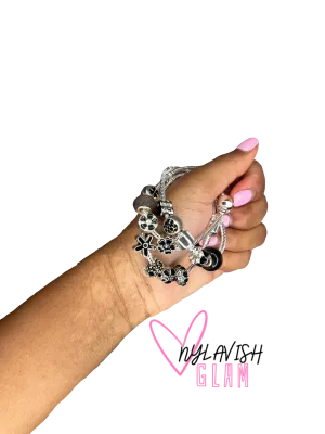 Black Charm Bracelets