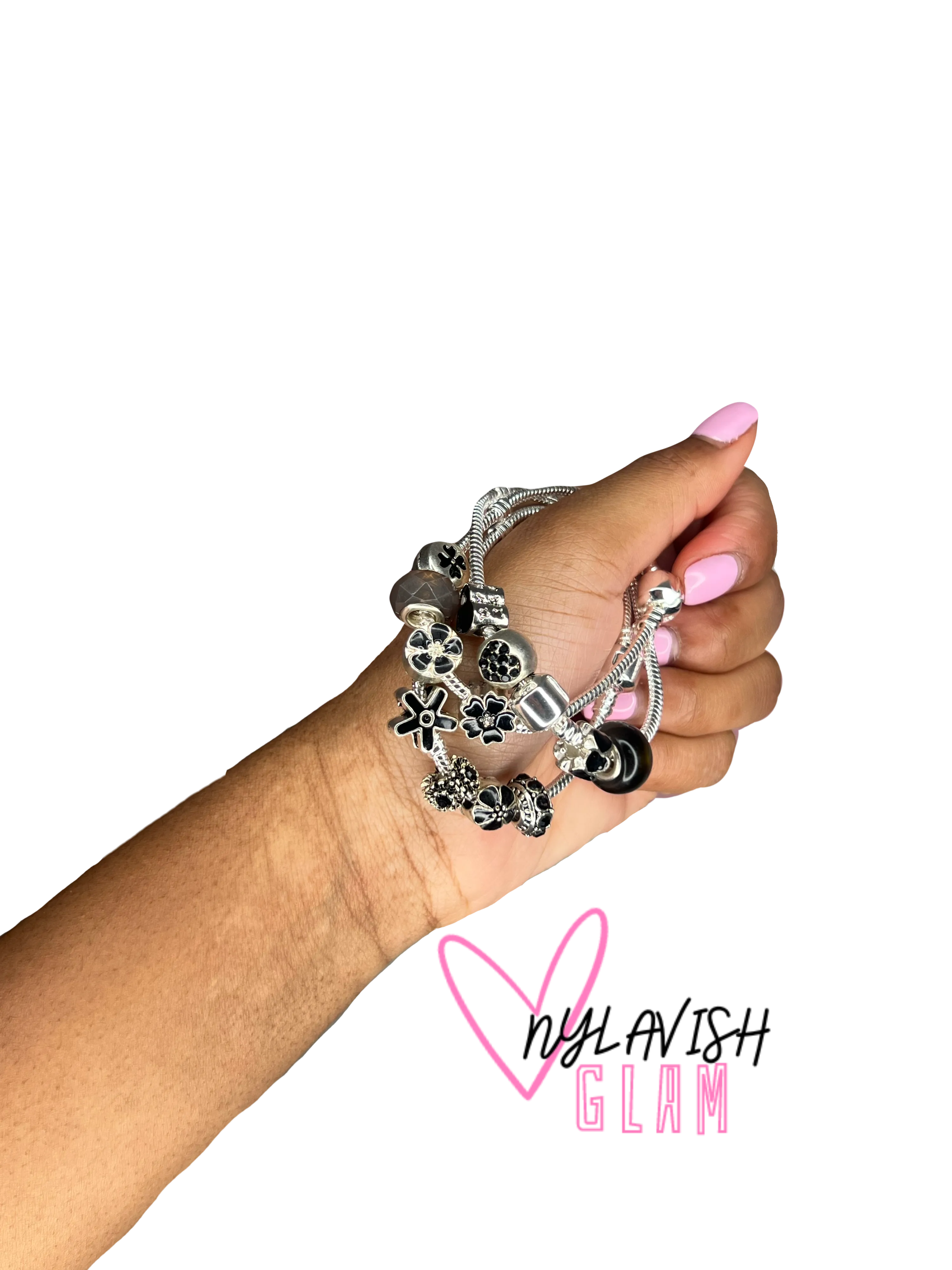 Black Charm Bracelets