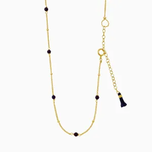 BLACK SPINEL NECKLACES