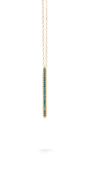 Blue Diamond Goddess Necklace