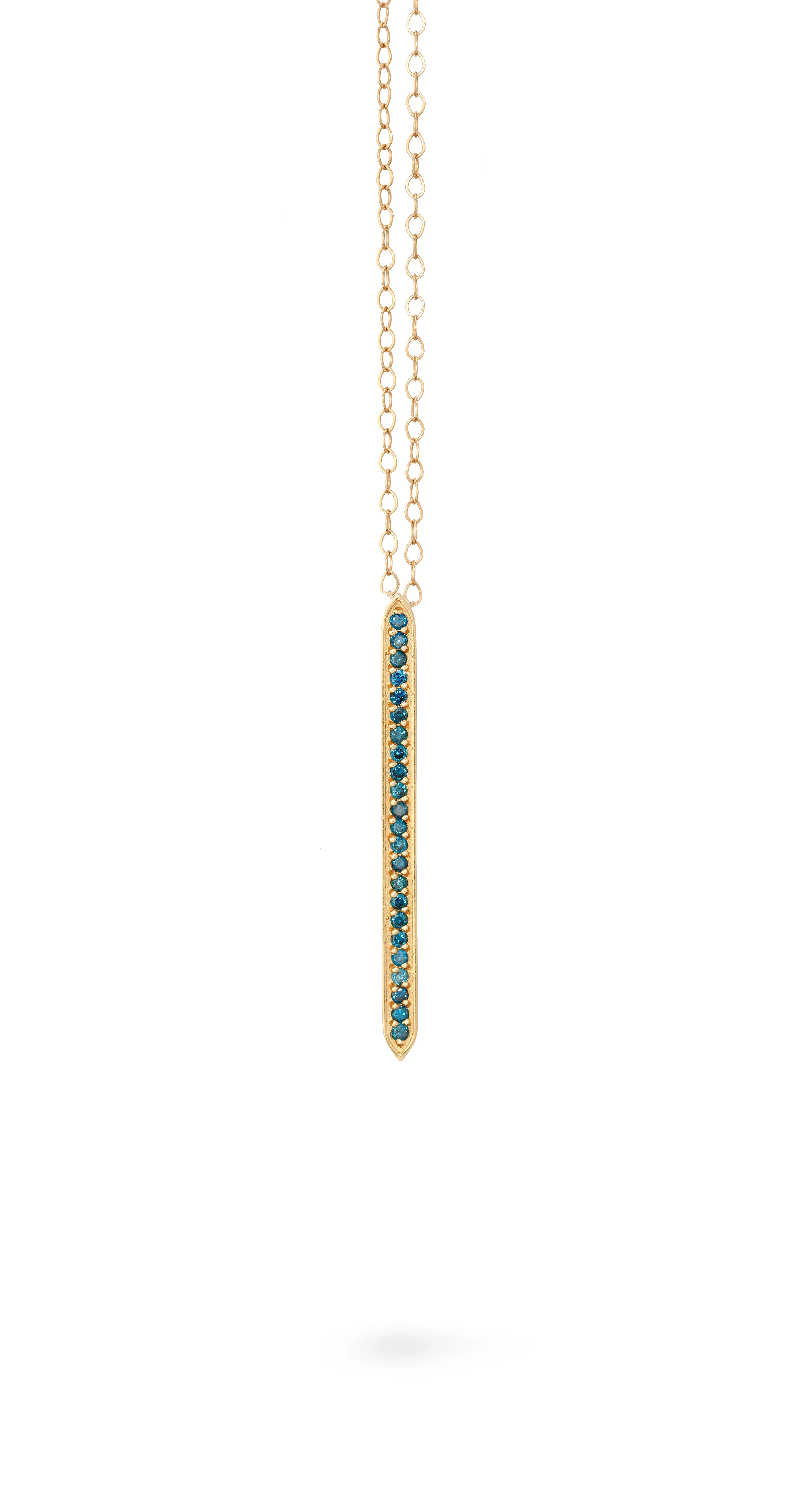 Blue Diamond Goddess Necklace