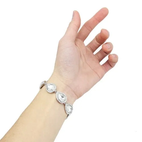 Blue Silver Plated Bracelets