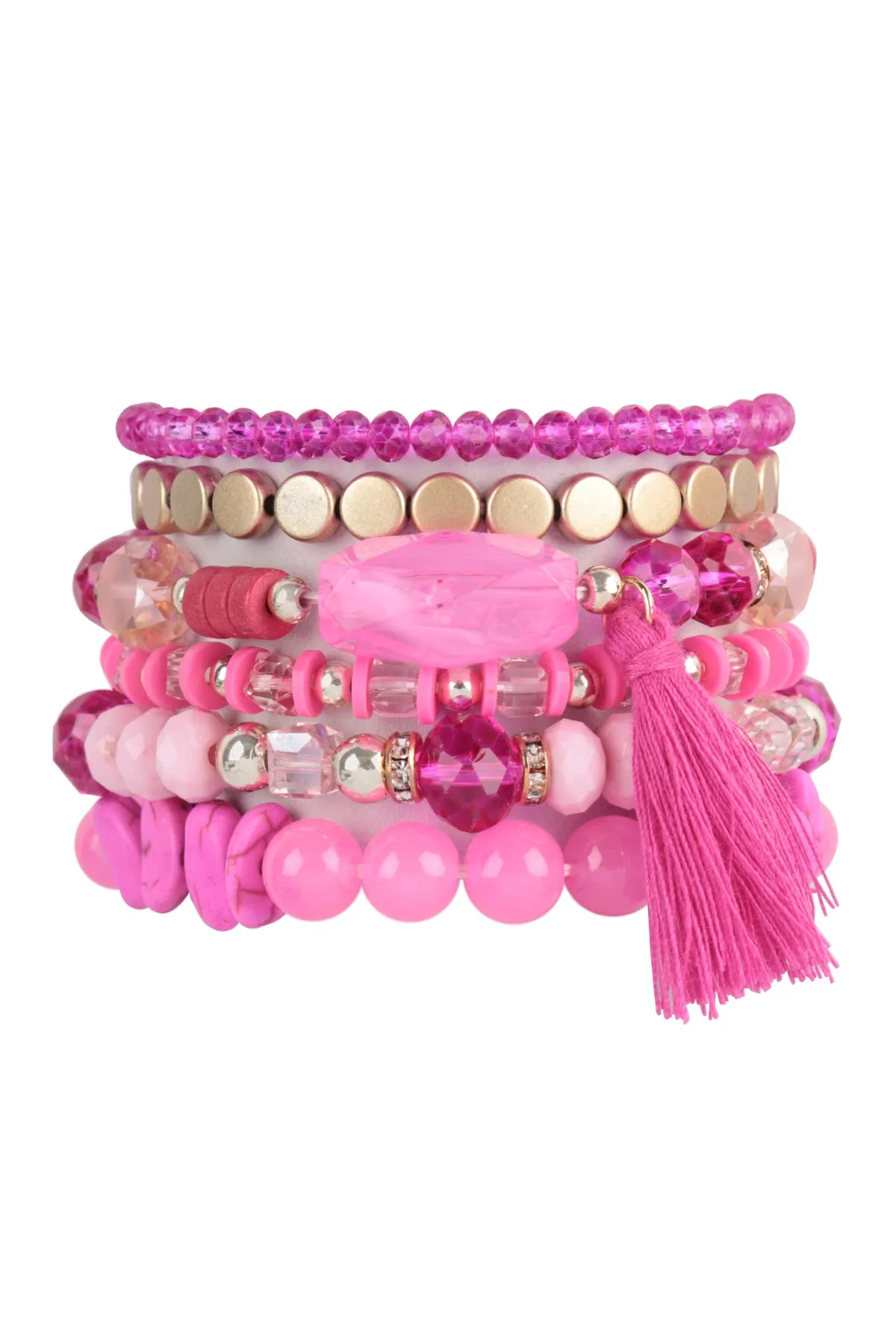 BOHO TASSEL CHARM BRACELET