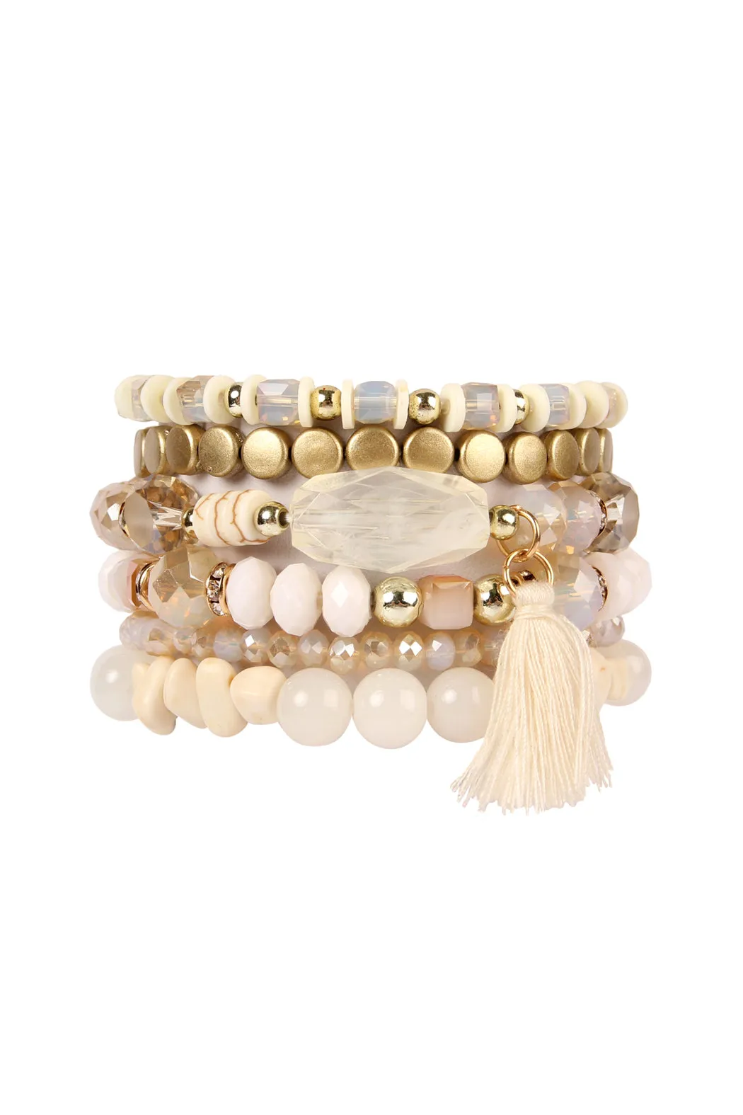 BOHO TASSEL CHARM BRACELET