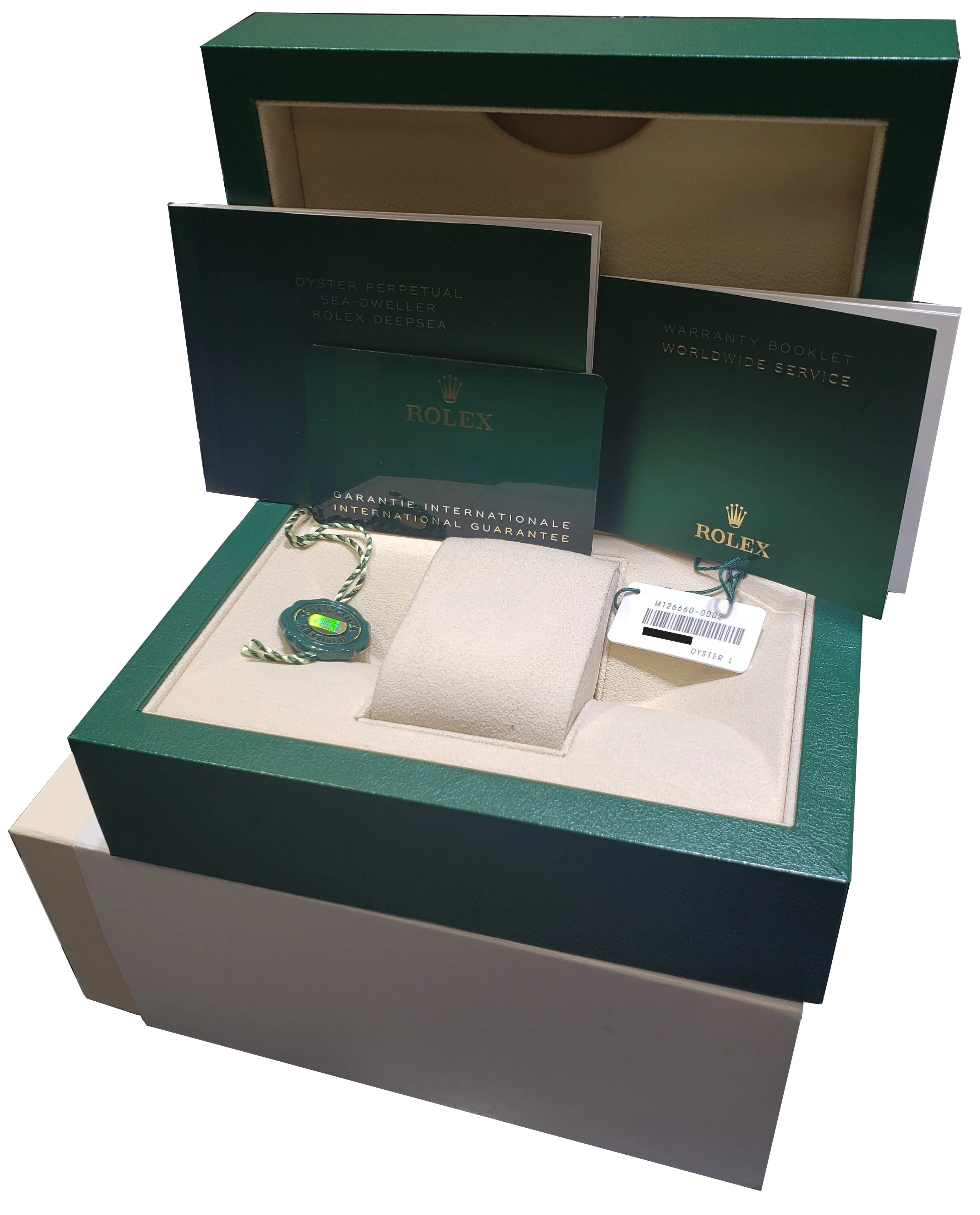 BRAND NEW 2021 Rolex Sea-Dweller Deepsea James Cameron Blue 44mm 126660 Watch