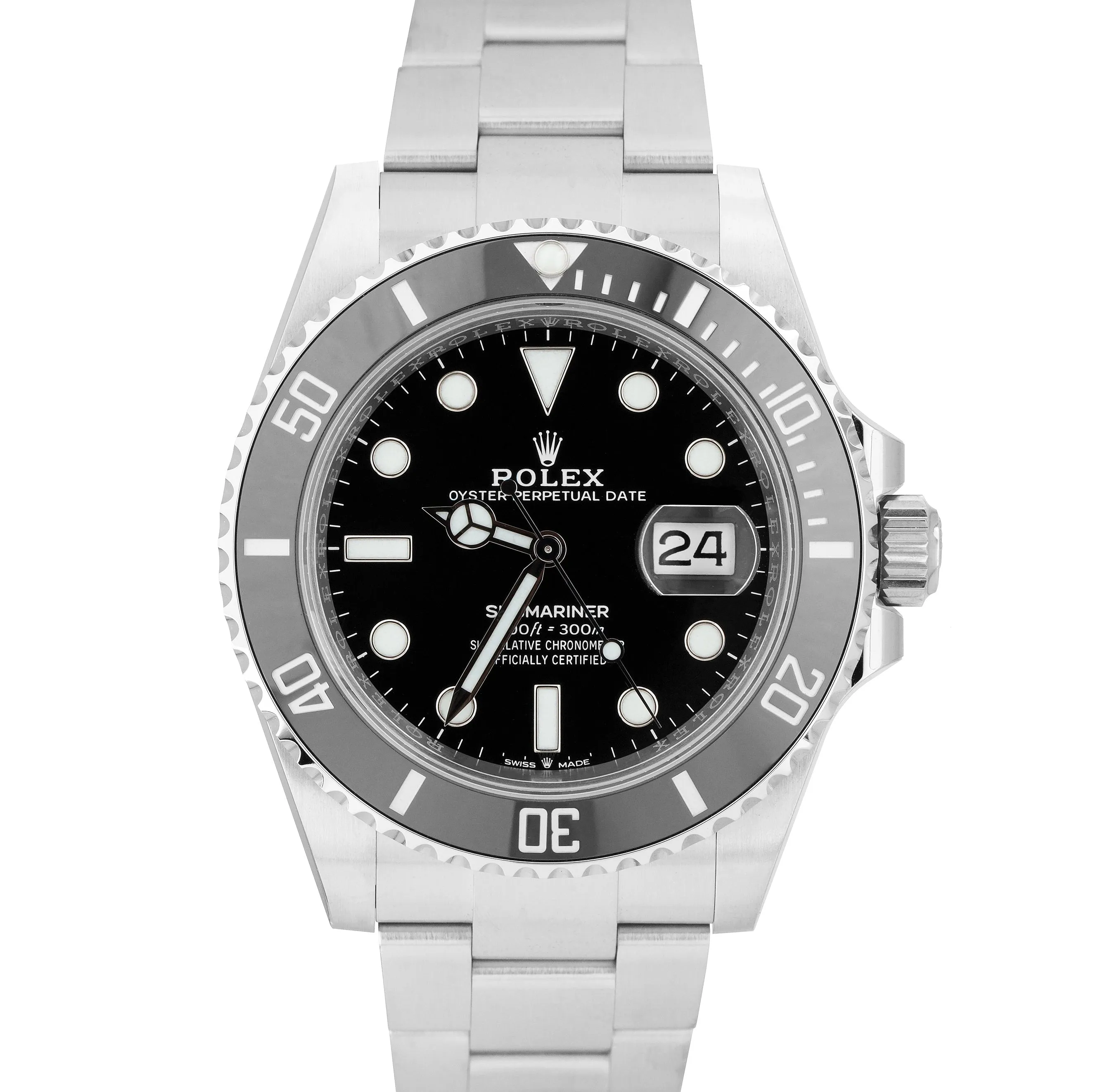 BRAND NEW MAY 2021 Rolex Submariner 41 Date Steel Black Ceramic Watch 126610 LN