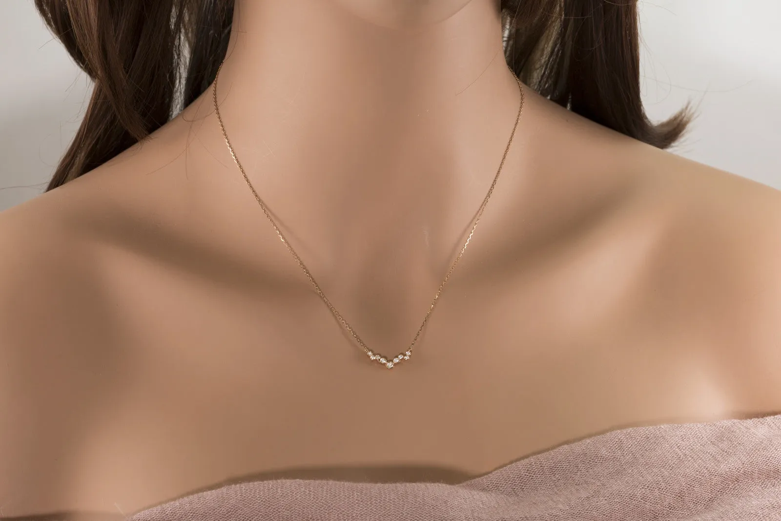 Bubble Diamond Necklace