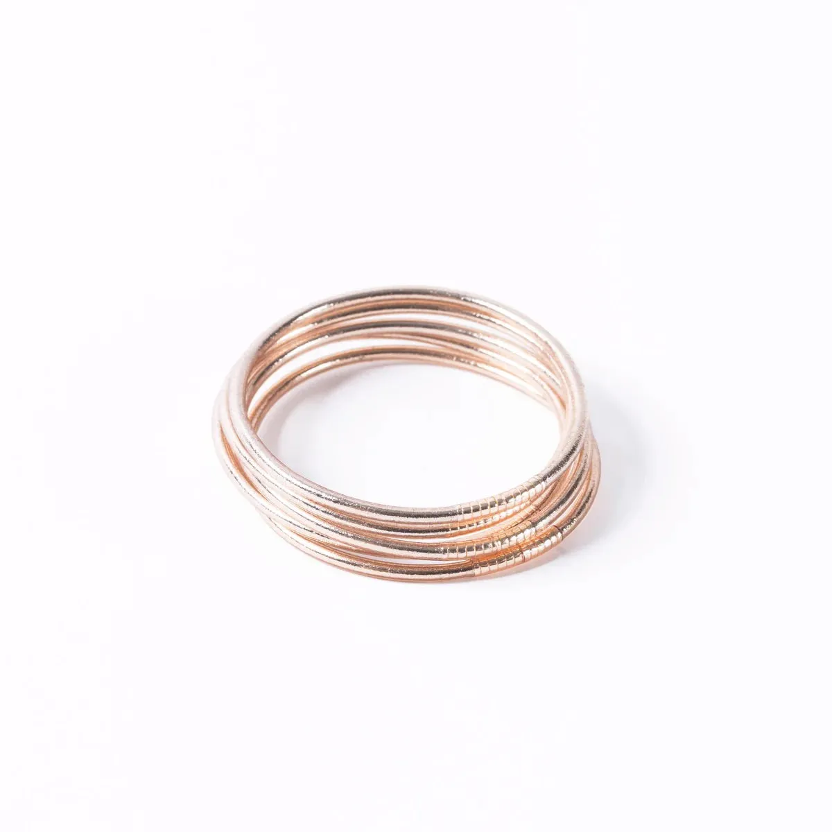 Buddhist Bracelet Thin Champagne