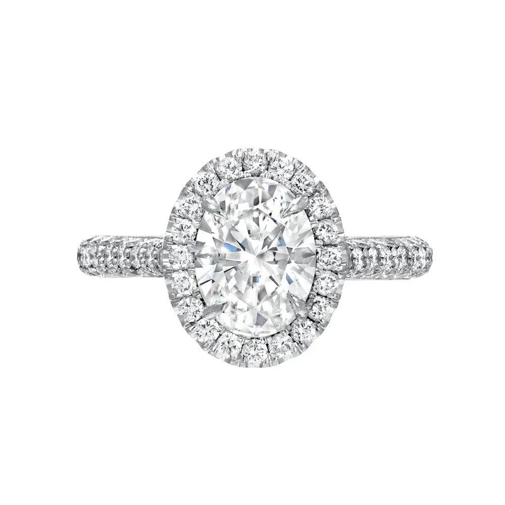 CALIFORNIA WILDFLOWERS FULL BLOOM ENGAGEMENT RING