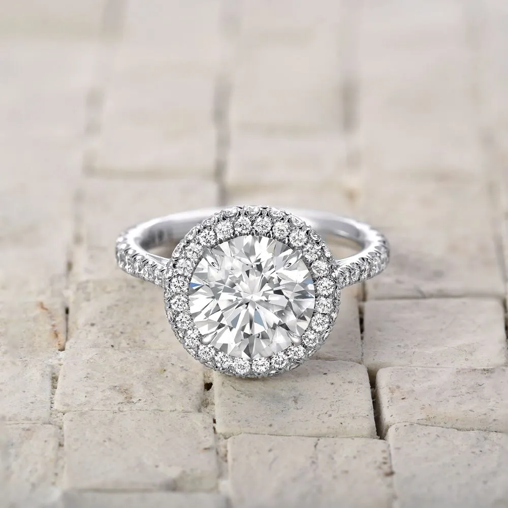 CALIFORNIA WILDFLOWERS FULL BLOOM ENGAGEMENT RING