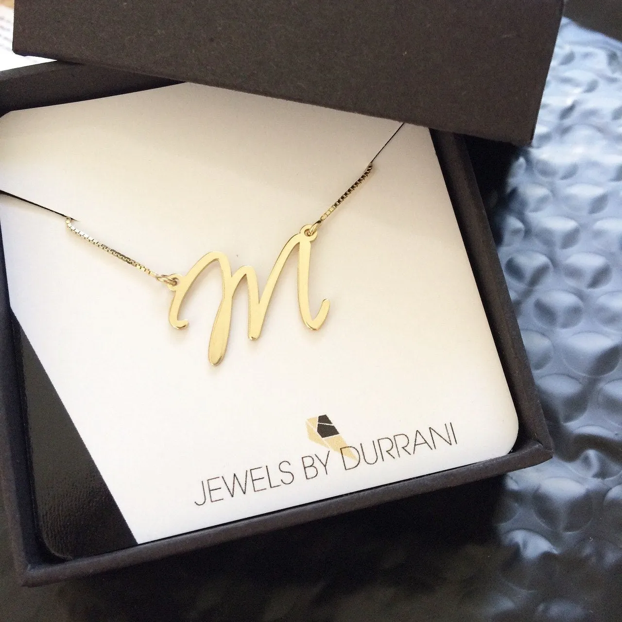 Calligraphy Name Necklace
