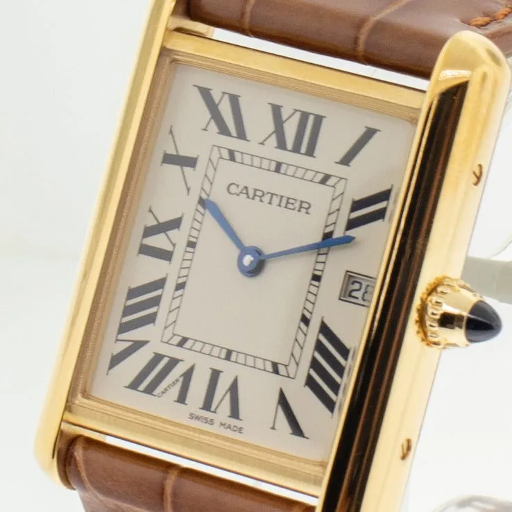 Cartier Tank Louis Lady 25.5mm - 18K Yellow Gold - Quartz - W1529756