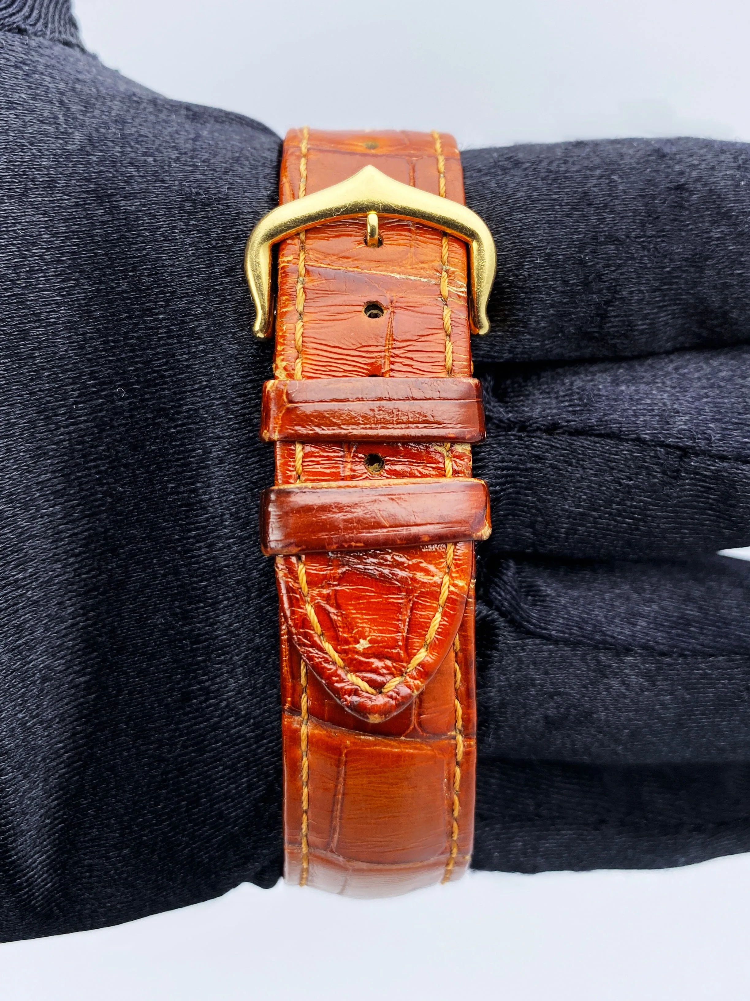 Cartier Tank Louis W1529756 18K Yellow Gold Mens Watch Box Papers