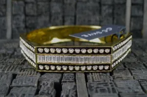 CC Skye Gold Finish "Capri" Deco Bracelet
