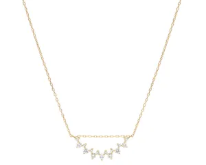 Celine Staggered Diamond Pendant (Ready to Ship)