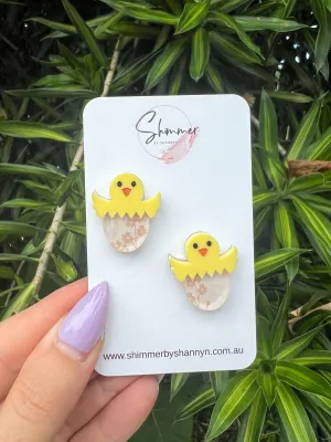 Chickadee - Statement Studs