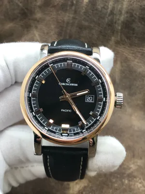 Chronoswiss Grand Pacific CH-2882BR-BK Black Dial Automatic Men's Watch