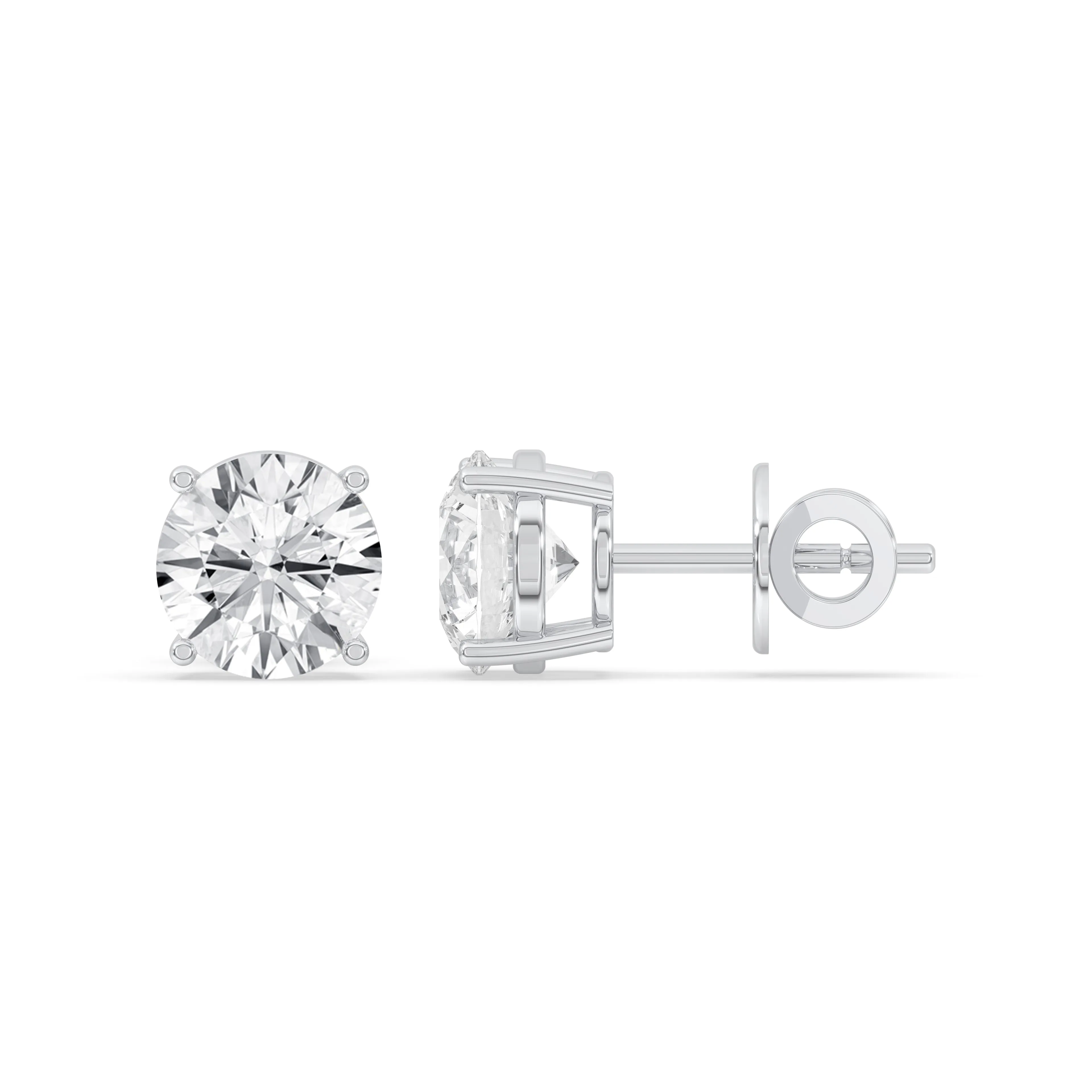 Classic Round Basket-Set Stud Earrings