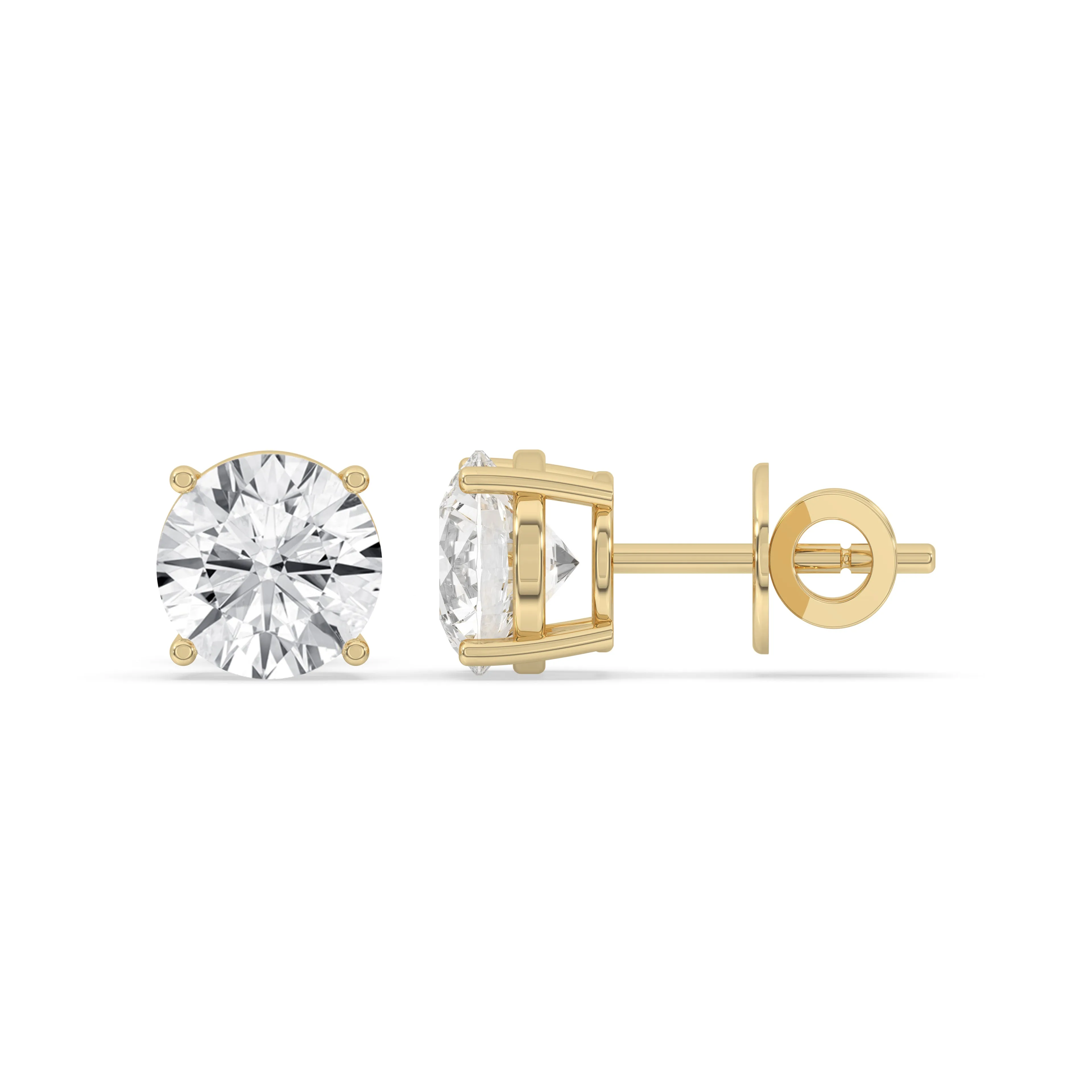 Classic Round Basket-Set Stud Earrings