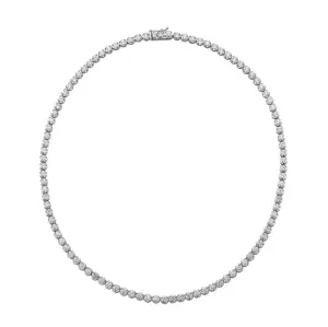 Classic Style Diamond Tennis Necklace