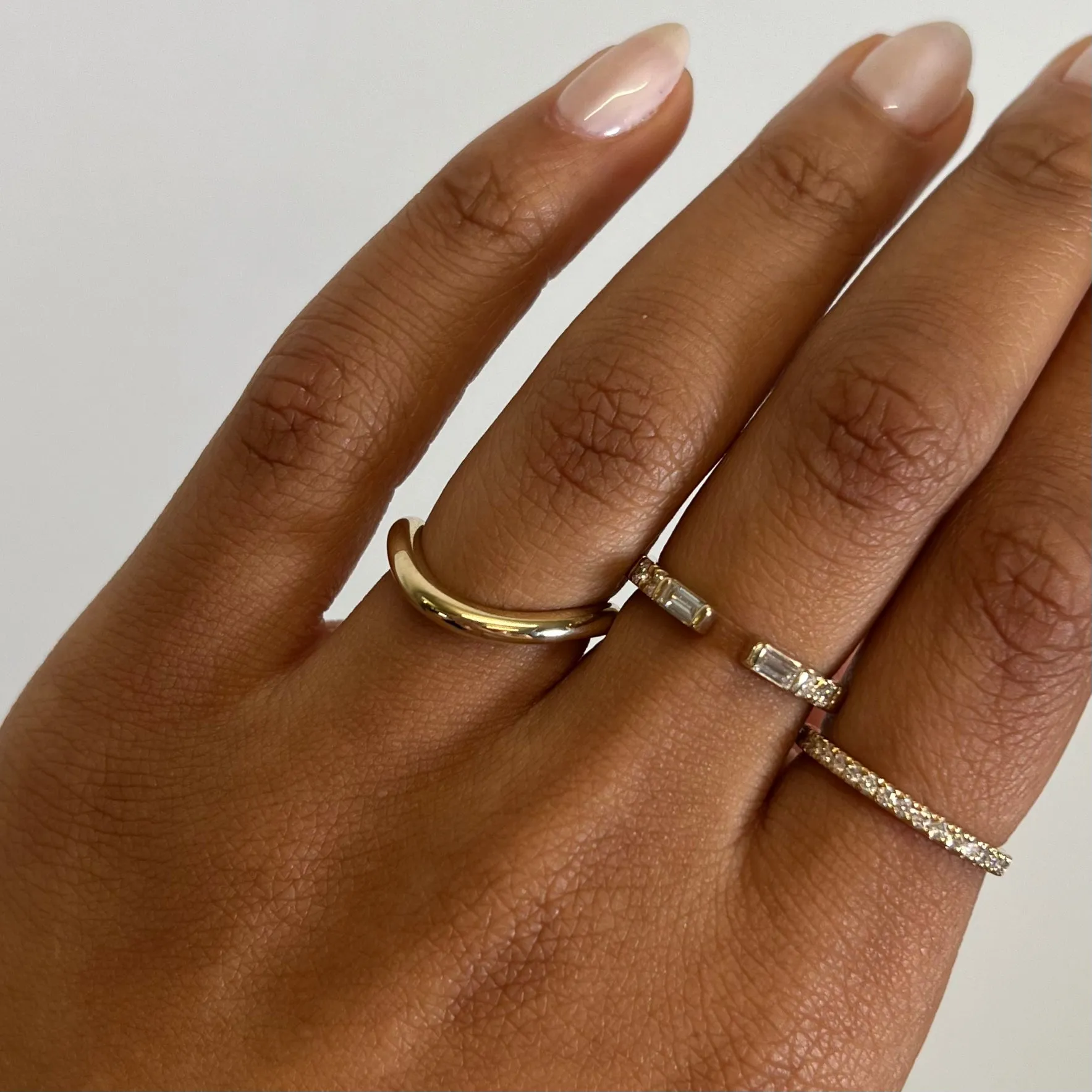 Cloud Wedding Band