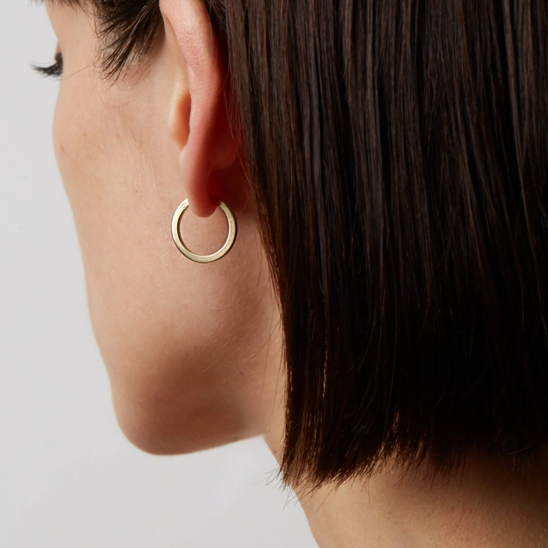 CO hoop earring
