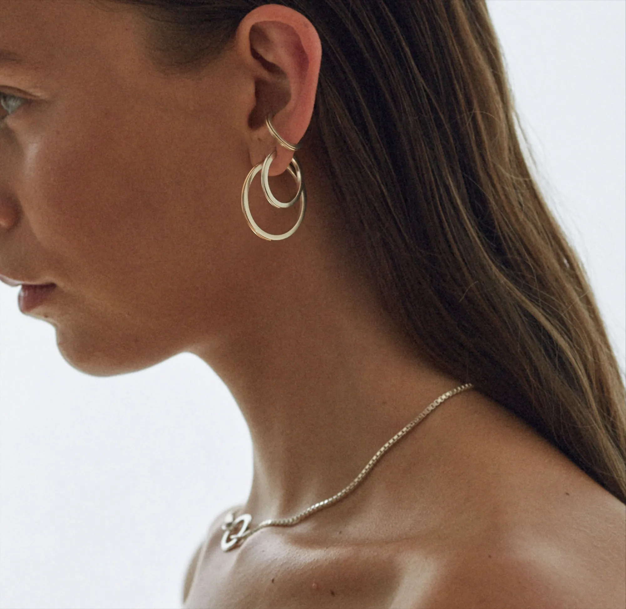 CO hoop earring