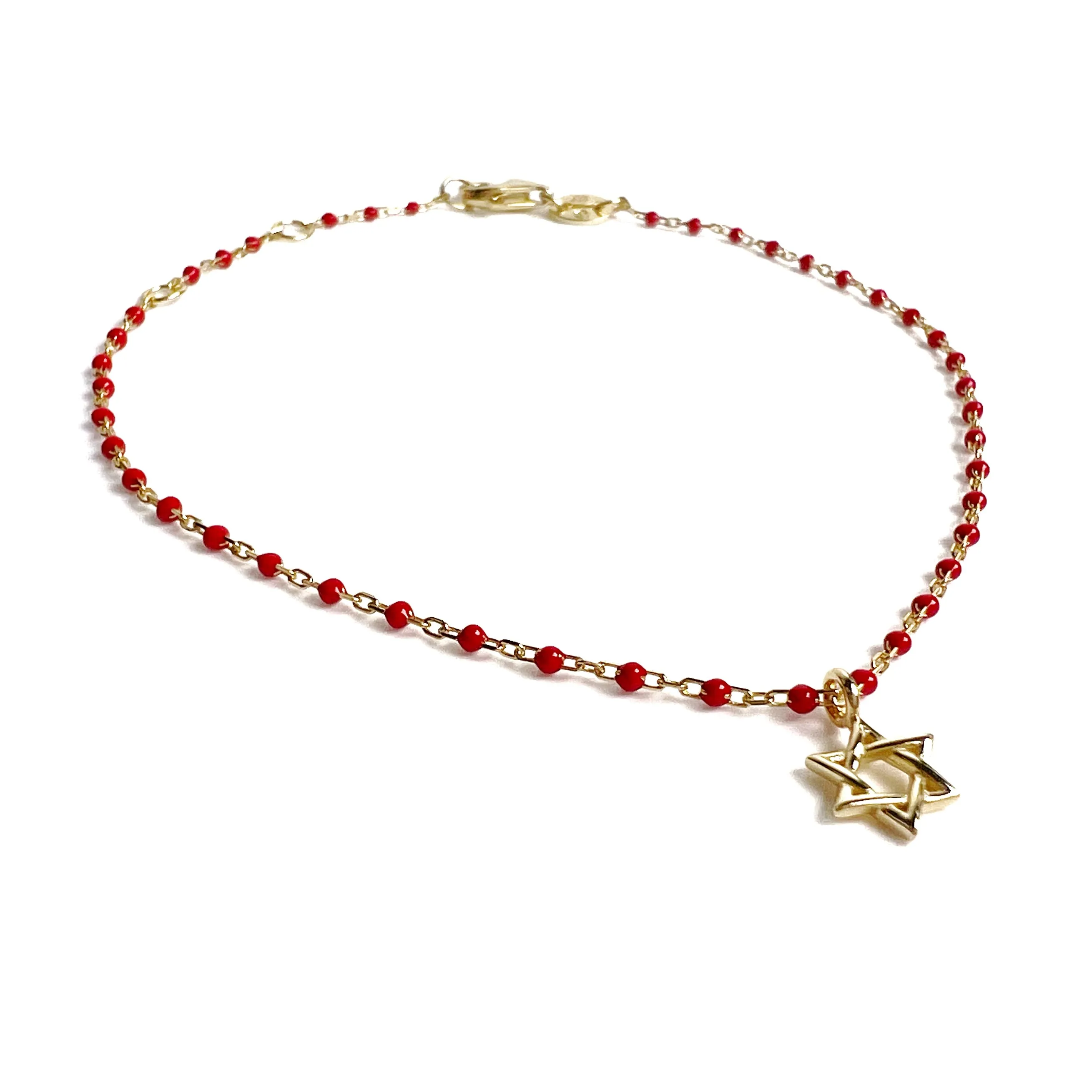 Color Mini Beads David Star Bracelet