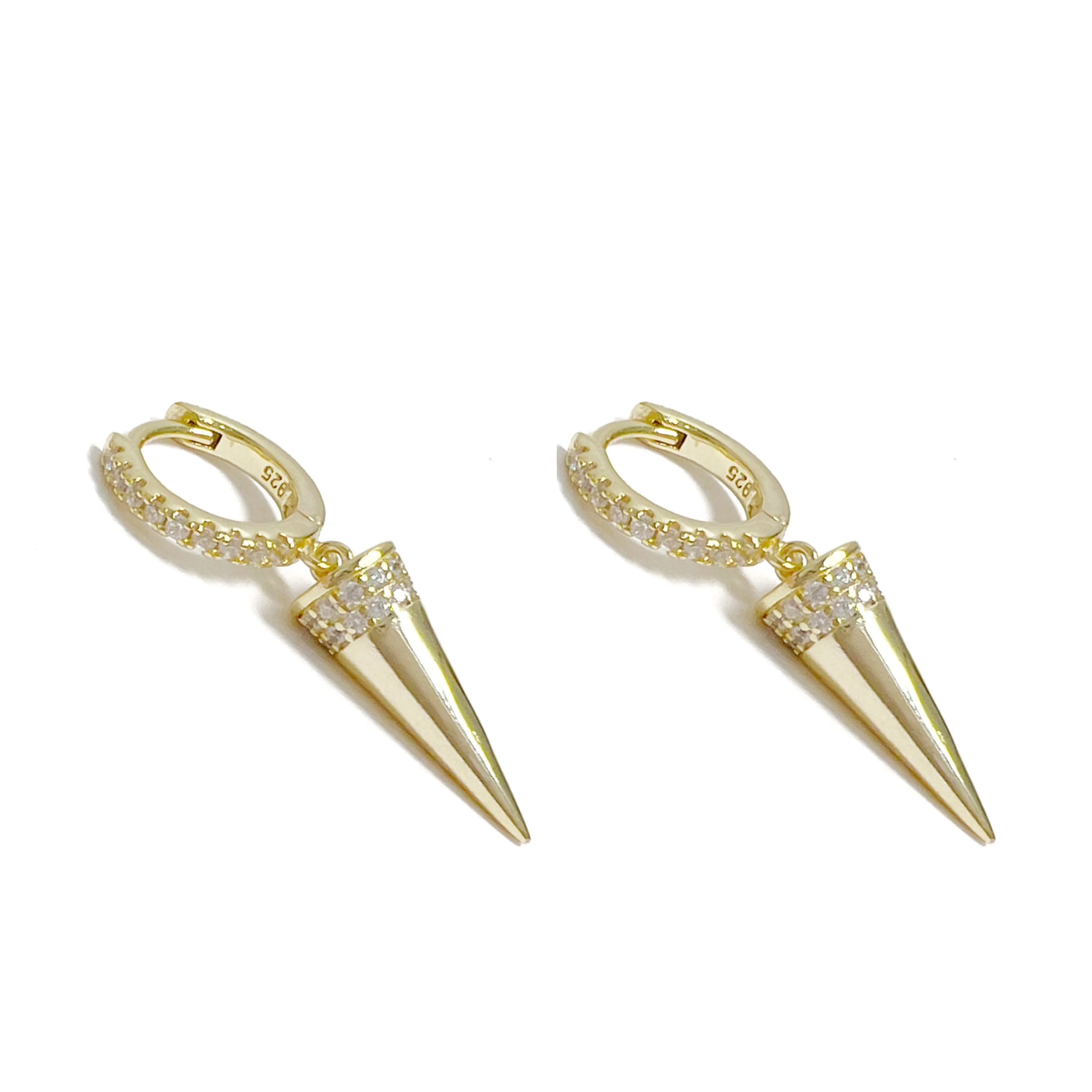 Cone Hoop Earrings