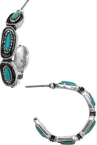 Cowgirl Hoop Earrings