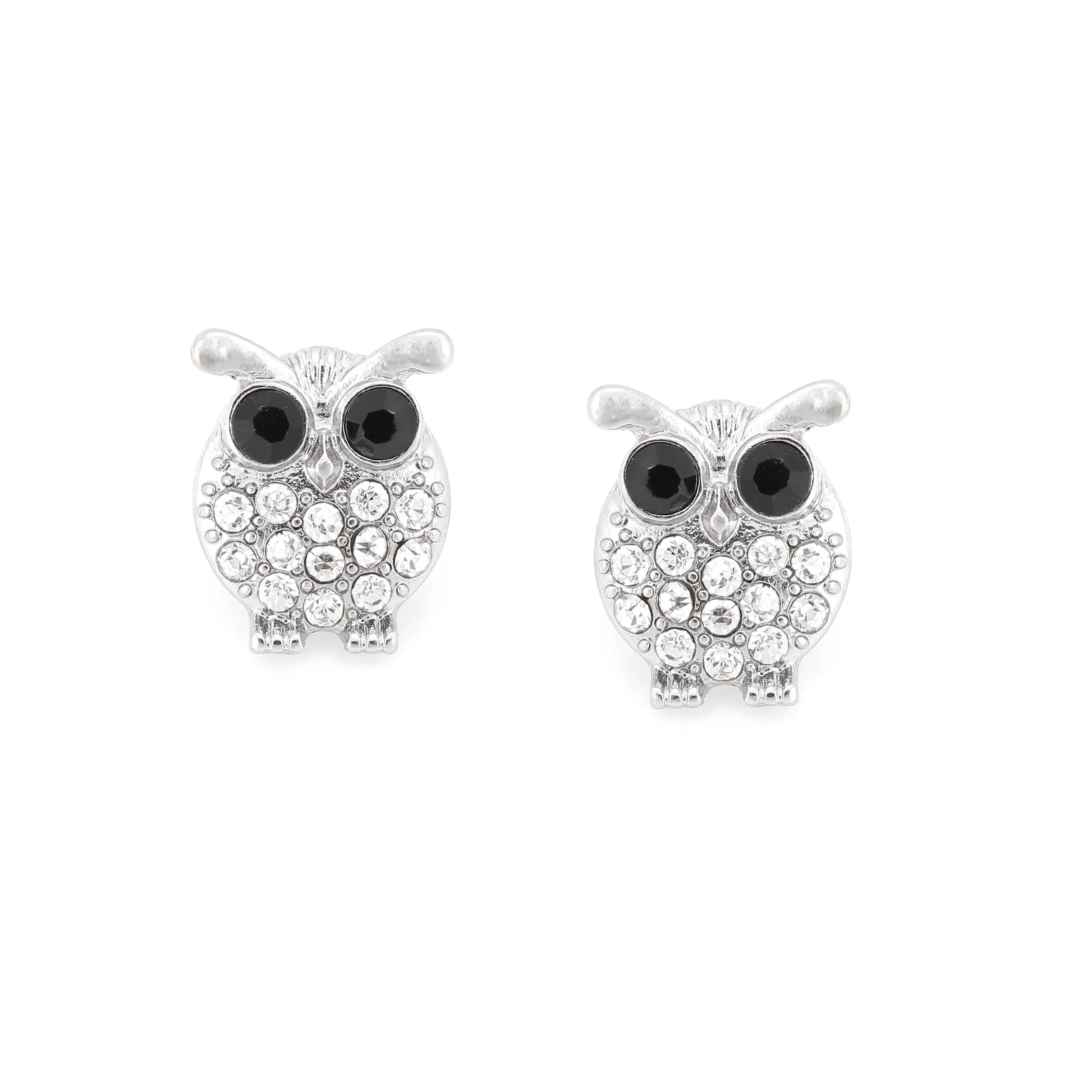 CRYSTAL OWL  EARRINGS #ADX 6800077 (SHAE3)