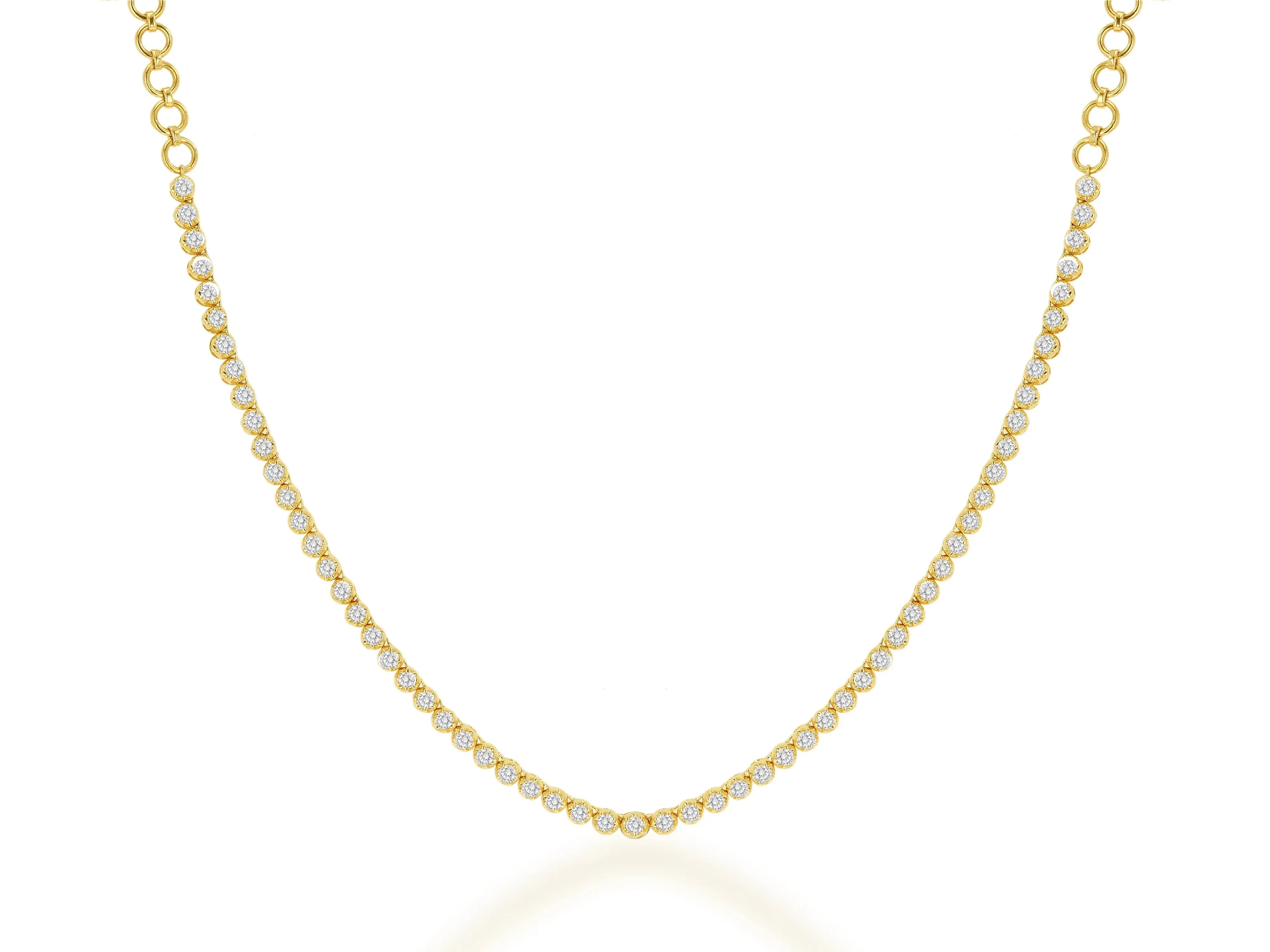Cupcake Diamond Tennis Necklace