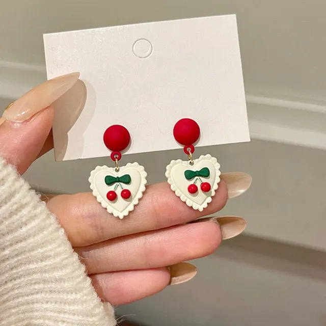 Cute Strawberry Stud Earrings