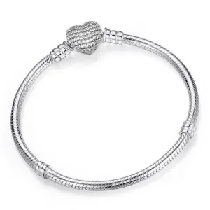 Cycolinks Snake Chain Love heart Bracelet