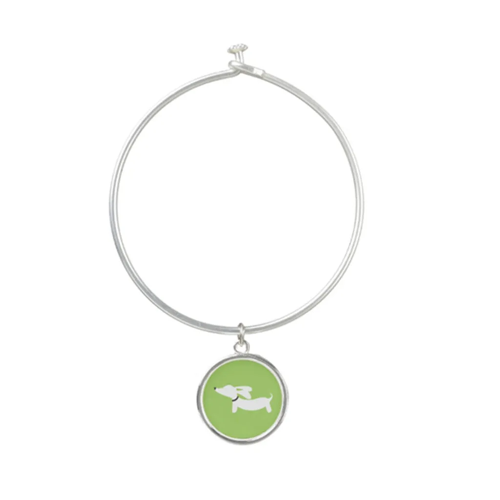 Dachshund Bangle Bracelet | Made in the USA