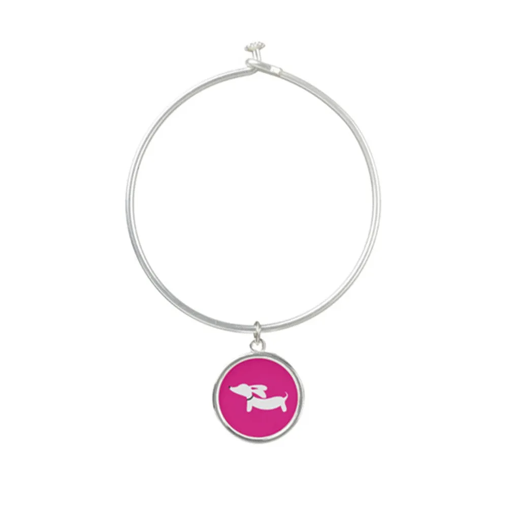 Dachshund Bangle Bracelet | Made in the USA