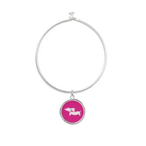 Dachshund Bangle Bracelet | Made in the USA