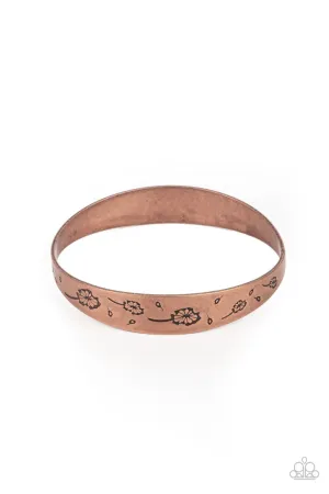 Dandelion Dreamland Copper Paparazzi Bracelet