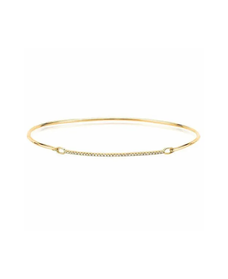 Diamond Bar Bangle