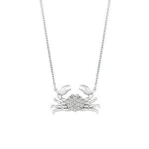 DIAMOND CRAB NECKLACE 14K GOLD (0.18 CTW)