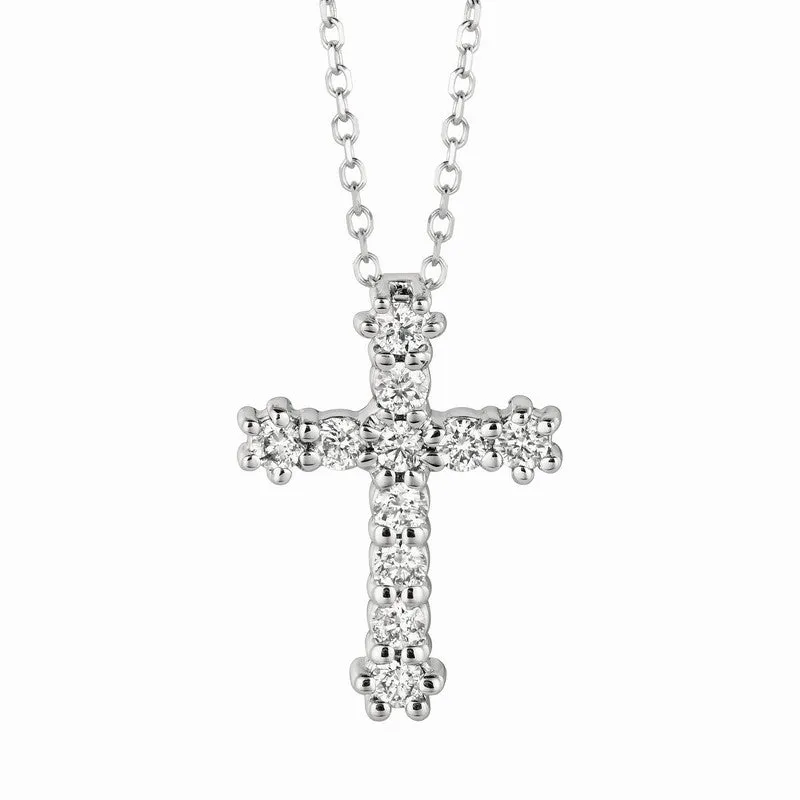 DIAMOND CROSS NECKLACE 14K GOLD (0.33 CTW) 4